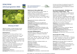Kursprogramm Haus des Waldes 2022